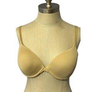Le Mystere 36B Gigi Bra Beige Full Coverage Pushup Underwire‎ Smooth T-Shirt Bra